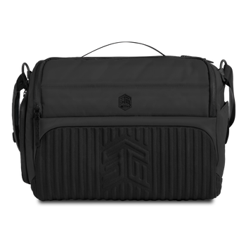 Dux 16L Messenger In Black Front View#color_black