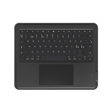Dux Keyboard Trackpad USB-C for iPad (A16) / 10th gen COM – Suomalainen With Black Keyboard View#color_black