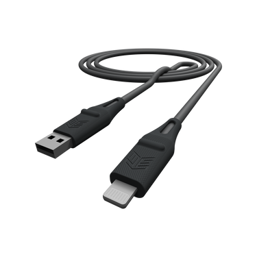 Dux Cable USB-A to Lightning In Gray Front View02#color_gray