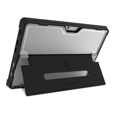 Dux Shell Case for Surface Pro 8 In Black Back Right Angle View#color_black
