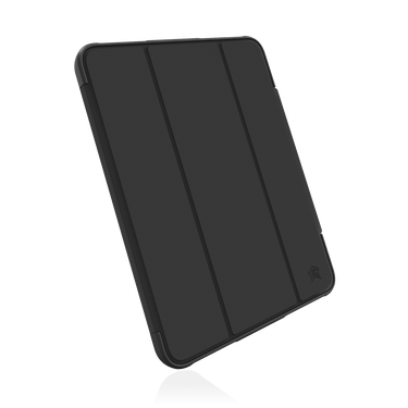 Dux Ultra Case for iPad Air 11" M4/M3/M2/5th/4th gen In Black Front Right Angle View#color_black