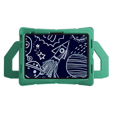 Duxling Case for iPad (A16) / 10th gen In Green Front View#color_green