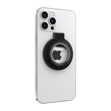 MagLoop In Black With Phone Closed Front Right Angle View#color_black