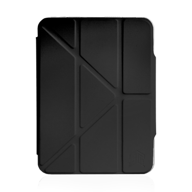 OPP Case for iPad mini (A17 Pro) / 6th gen In Black Front View#color_black