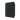 Studio Case for iPad Pro 11" 4th/3rd/2nd/1st gen / iPad Air 11" M4/M3/M2/5th/4th gen In Black Front Left Angle View#color_black