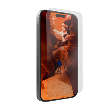 XD Glass for iPhone 15 Pro Front Right Angle View#device_iphone-15-pro
