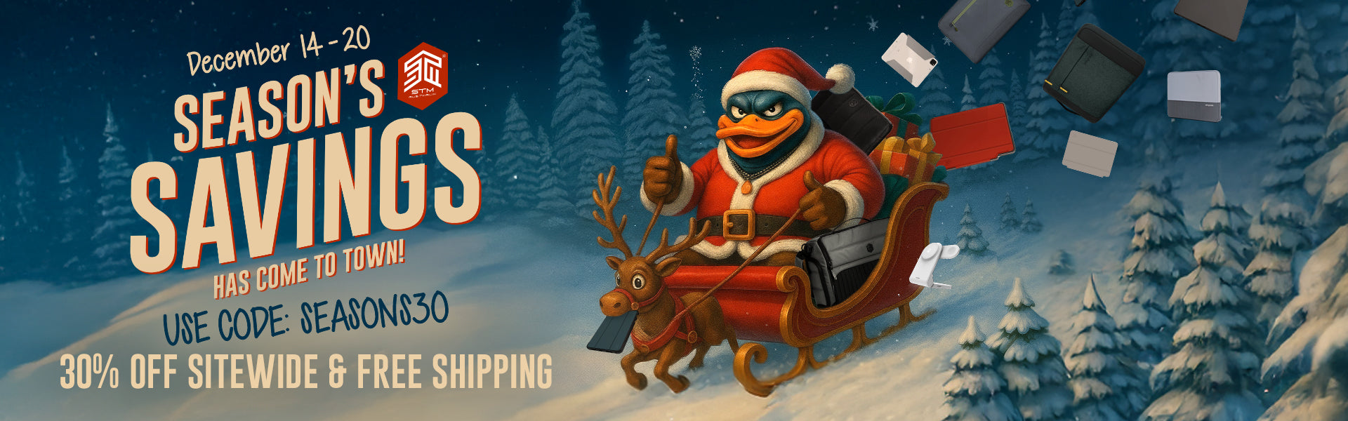 30% Off Sitewide + Free Shipping Use Code: SEASON30 | December 14-20