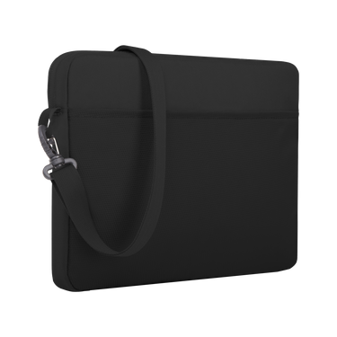 Blazer Classic Sleeve In Black Back Right View With Strap#color_black