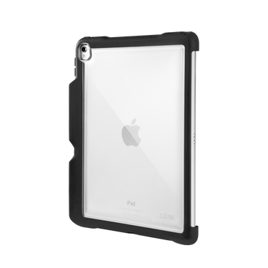 Dux Shell Case for iPad Pro 9.7" In Black Back Left Angle View#color_black