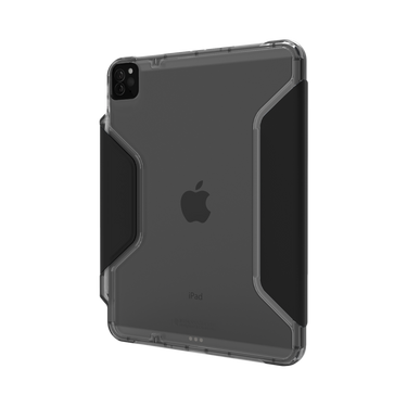 Dux Studio Case for iPad Pro 11" 2nd gen In Black Back Left Angle View#color_black
