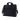 Gamechange Brief for 13" Laptop In Black Front Left Angle View With Strap