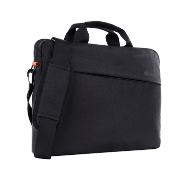 Gamechange Brief for 15" Laptop and 16" MacBook Pro In Black Front Right Angle View#color_black*laptop-size_15-laptop-and-16-macbook-pro
