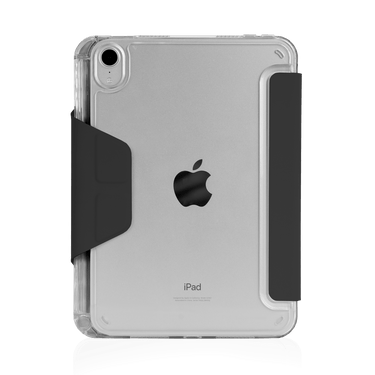 OPP Case for iPad mini (A17 Pro) / 6th gen In Black Back View#color_black